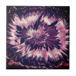 Lila Amethyst Crystal Fliese