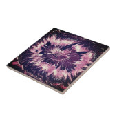 Lila Amethyst Crystal Fliese (Seite)