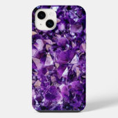 Lila Amethyst Crystal Gems IPhone Samsung Case iPhone Hülle (Rückseite)