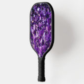 Lila Amethyst Crystal Geode Pickle Ball Paddle (Links)