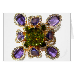 Lila Amethyst Diamonds Emeralds Schmuck
