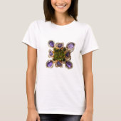 Lila Amethyst Diamonds Emeralds Schmuck T-Shirt (Vorderseite)