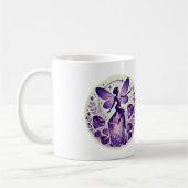 Lila Amethyst Fairy Fairies Kaffeetasse (Links)