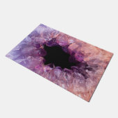 Lila Amethyst Fußmatte (Schrägansicht)