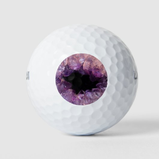 Lila Amethyst Golfball (Vorderseite)