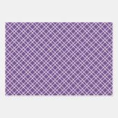Lila Amethyst in fester Farbe Geschenkpapier Set (Vorderseite 3)