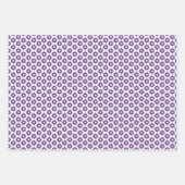 Lila Amethyst in fester Farbe Geschenkpapier Set (Vorderseite 2)