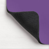 Lila Amethyst in fester Farbe Mousepad (Ecke)