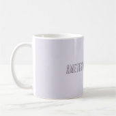 Lila Amethyst-Kristall Kaffeetasse (Links)