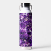 Lila Amethyst Kristallgeode Gemi Wasser Flasche (Vorne)