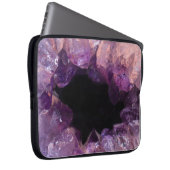 Lila Amethyst Laptopschutzhülle (Vorne Rechts)