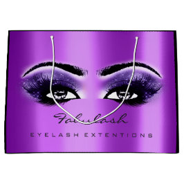 Lila Amethyst Makeup Glitzer Schönheitskosmetik Große Geschenktüte