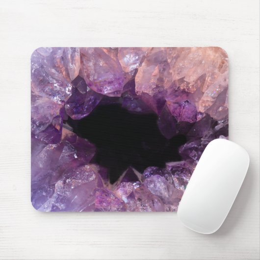 Lila Amethyst Mousepad (Mit Mouse)