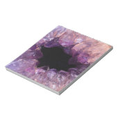 Lila Amethyst Notizblock (Rotiert)