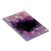 Lila Amethyst Notizblock (Rechte Seite)