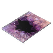 Lila Amethyst Notizblock (Linke Seite)