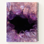 Lila Amethyst Notizblock (Rückseite)