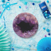 Lila Amethyst Pappteller (Party)