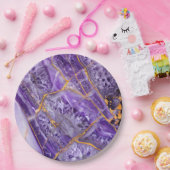 Lila Amethyst Pappteller (Party)