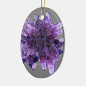 LILA AMETHYST QUARTZ CRYSTALS MINERAL KERAMIKORNAMENT (Links)
