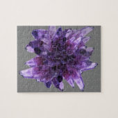 LILA AMETHYST QUARTZ CRYSTALS MINERAL PUZZLE (Horizontal)