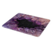 Lila Amethyst Schneidebrett (Ecke)