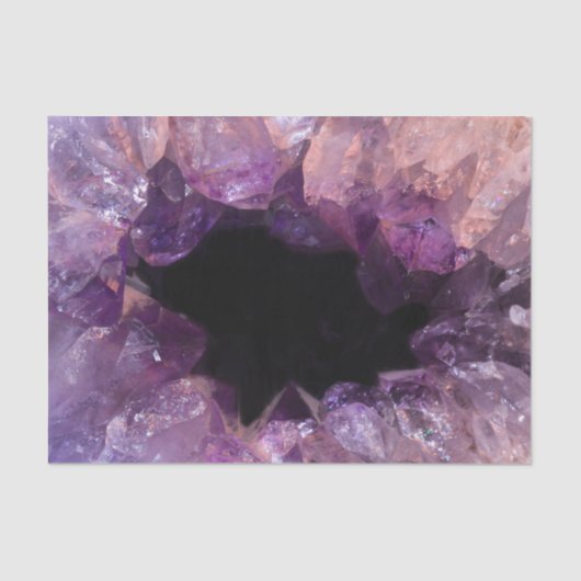 Lila Amethyst Seidenpapier (Vorderseite)