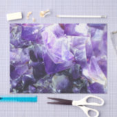 Lila Amethyst Seidenpapier (Handwerk)