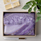 Lila Amethyst Seidenpapier (Geschenk)