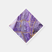 Lila Amethyst Serviette (Ecke)