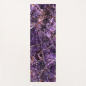Lila Amethyst Stone Yoga Mat Yogamatte (Vorderseite)