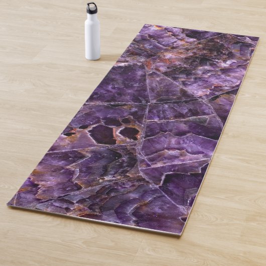 Lila Amethyst Stone Yoga Mat Yogamatte (Beispiel)