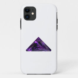 Lila Amethyst Triangle Gemstone Case-Mate iPhone Hülle