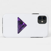 Lila Amethyst Triangle Gemstone Case-Mate iPhone Hülle (Rückseite (Horizontal))