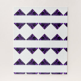 Lila Amethyst Triangle Gemstone Puzzle