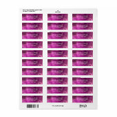 Lila Amethyst und Abstraktes Gold (Vorne)