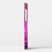 Lila Amethyst und Abstraktes Gold Case-Mate iPhone Hülle (Rückseite / Links)