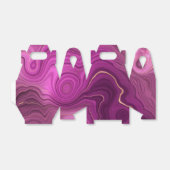 Lila Amethyst und Abstraktes Gold Geschenkschachtel (Ungefaltet)