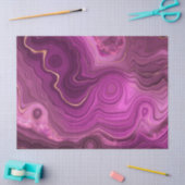 Lila Amethyst und Abstraktes Gold Seidenpapier (Basteln)