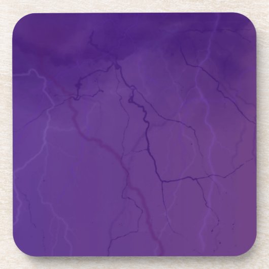 Lila Amethyst Untersetzer (Vorderseite)
