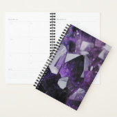 lila Amethyste aus geometrischem Edelstein Planer (Anzeige)