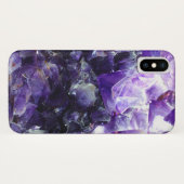 Lila Amethyste Case-Mate iPhone Hülle (Rückseite (Horizontal))