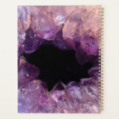 Lila amethystischer beruflicher Termin Planer (Rückseite)