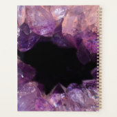 Lila amethystischer beruflicher Termin Planer (Rückseite)