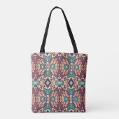 Lila Ananas Stimmung Tasche (Rückseite)