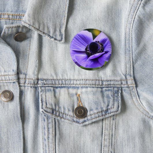 Lila Anemone Button (Beispiel)