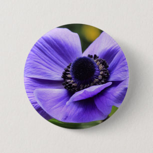 Lila Anemone Button
