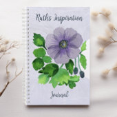 Lila Anenome Journal Notizblock