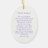 Lila Angel-Gedächtnis - Ornament (Hinten)