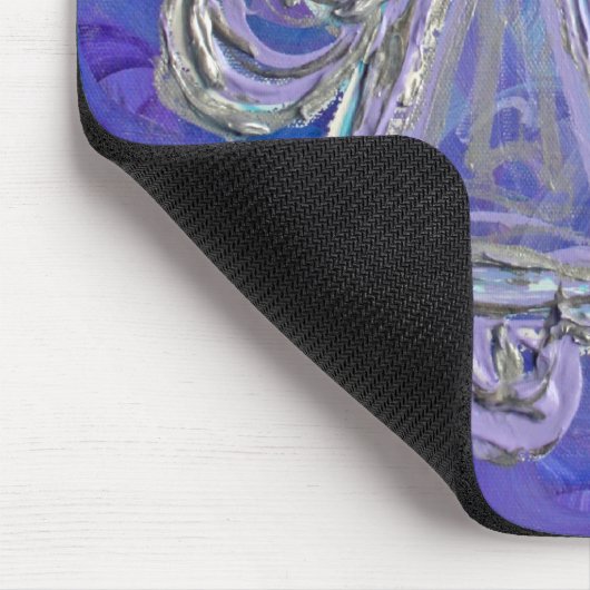 Lila Angel Mousepad (Ecke)